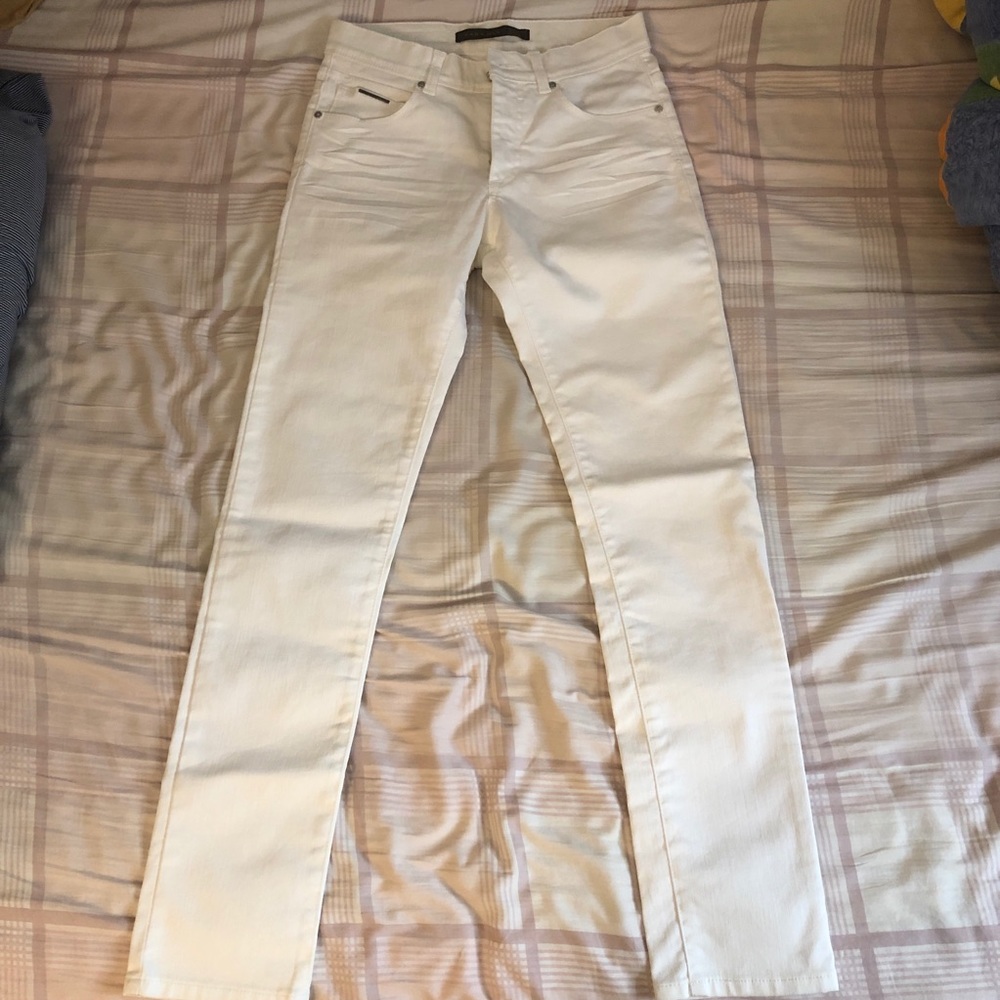 ZARA WHITE PREMIUM DENIM JEANS UNWORN SIZE 29